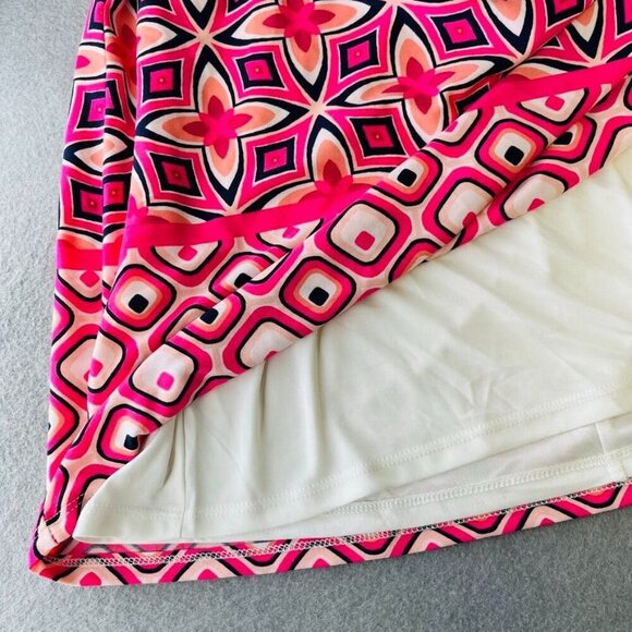 Eliza J Women's Geometric Sheath Dress Size 16 Knee Length Half Sleeve Pink - Picture 10 of 13